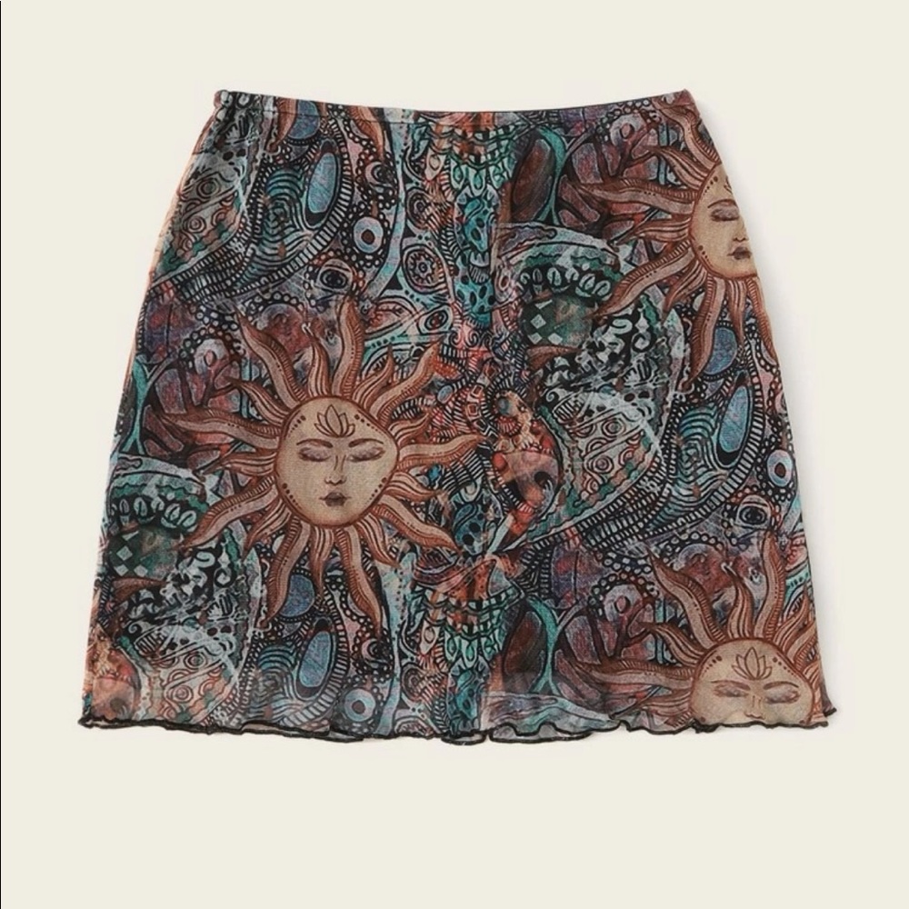 ASTROLOGICAL MINI SKIRT